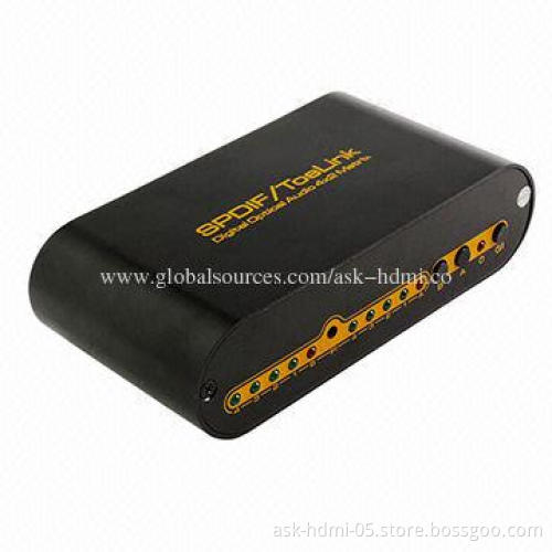 Digital Audio Matrix 4x2, Spdif Matrix, 5V DC/1A Power Supply